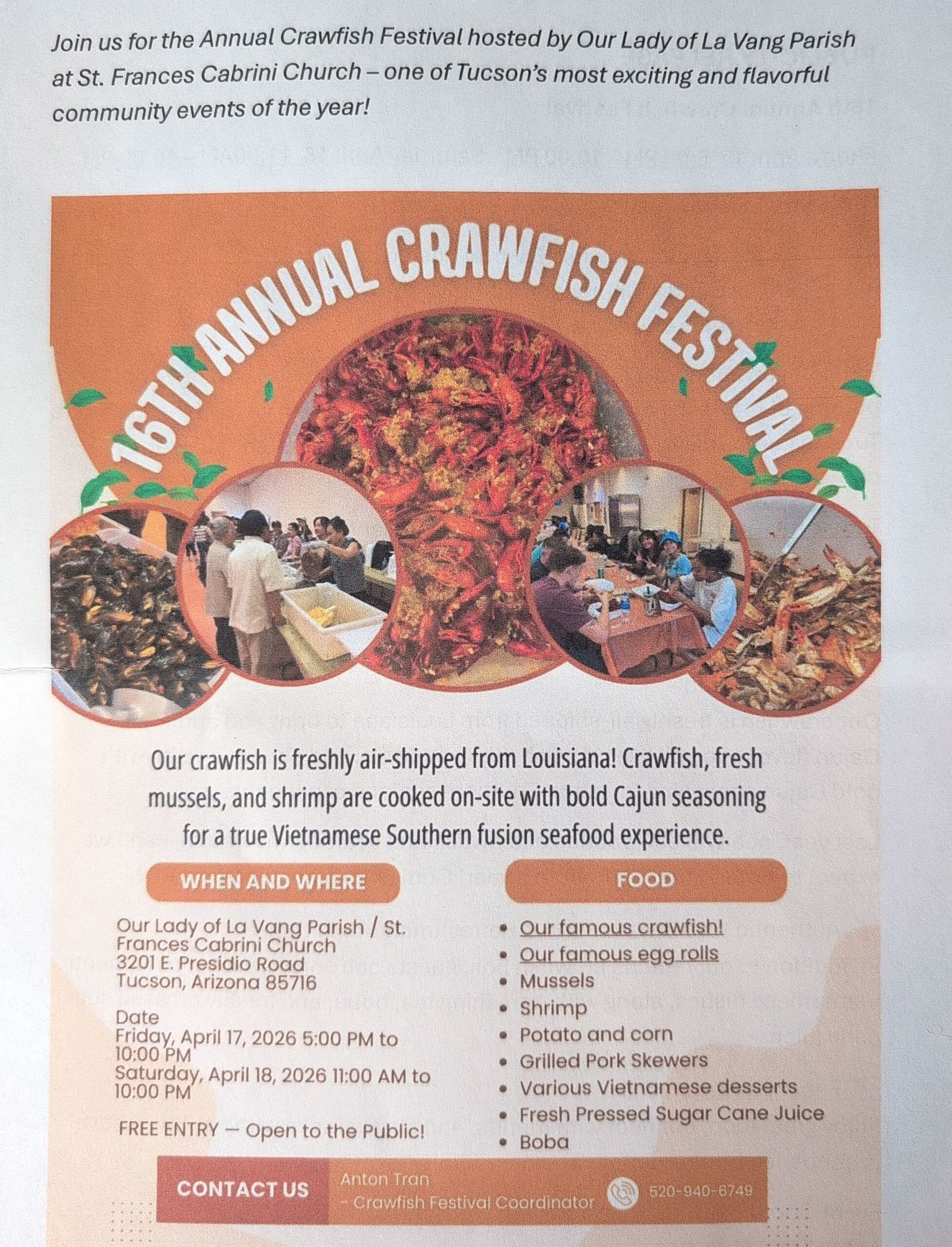 Crawfish Festival 2026 promo